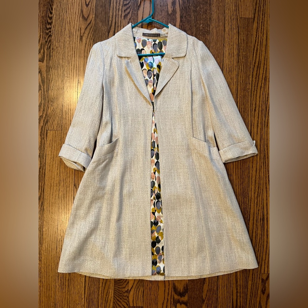 NWOT Boden Limited Edition - Gold Swing Coat - Size US10